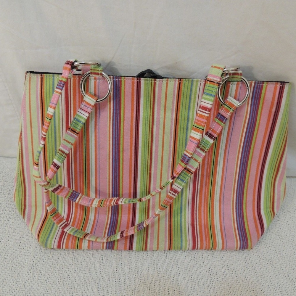 POSH WOMEN'S HANDBAG/PURSE BRIGHT MULTIPLE COLORS SILVER ACCENTS MEDIUM WC 50799
